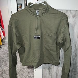 Adidas Cropped Sweatshirt Size Medium